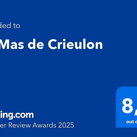 Le Mas De Crieulon Saint-Jean-de-Crieulon Kültér fotó